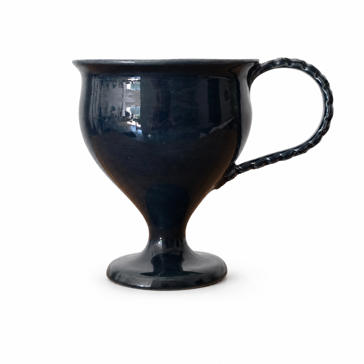 Keramik - Becher aus Steinzeug 200 ml - Minoische Henkeltasse